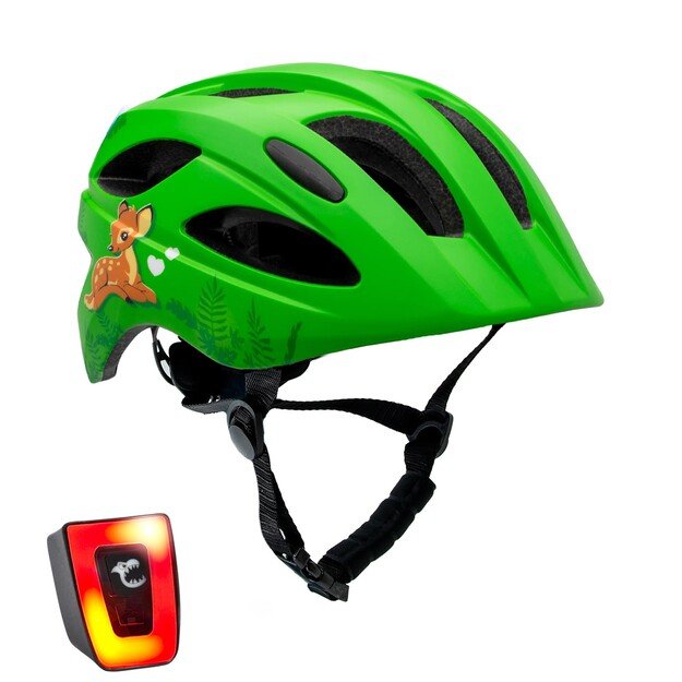 Crazy Safety - Cute Bicycle Helmet - Green (160101-10-01)