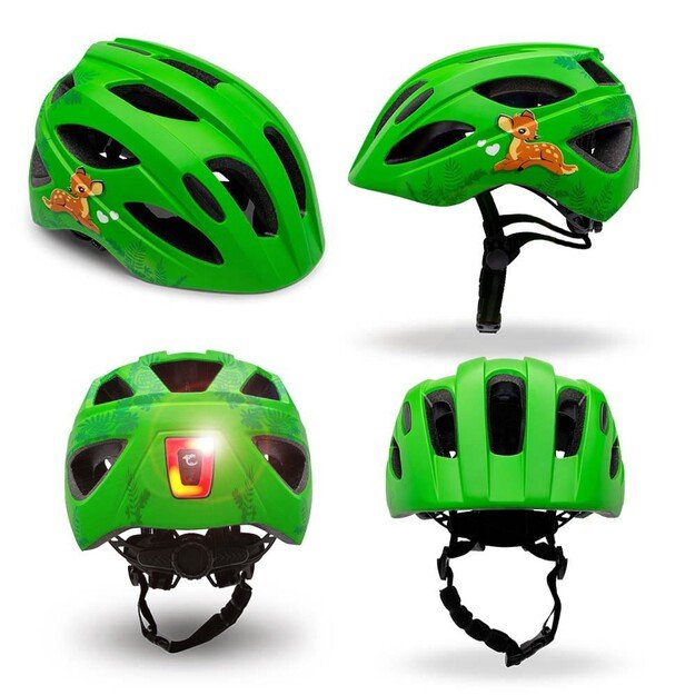 Crazy Safety - Cute Bicycle Helmet - Green (160101-10-01)