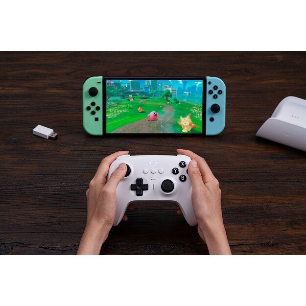 8BitDo Ultimate Controller with Charging Dock BT - White