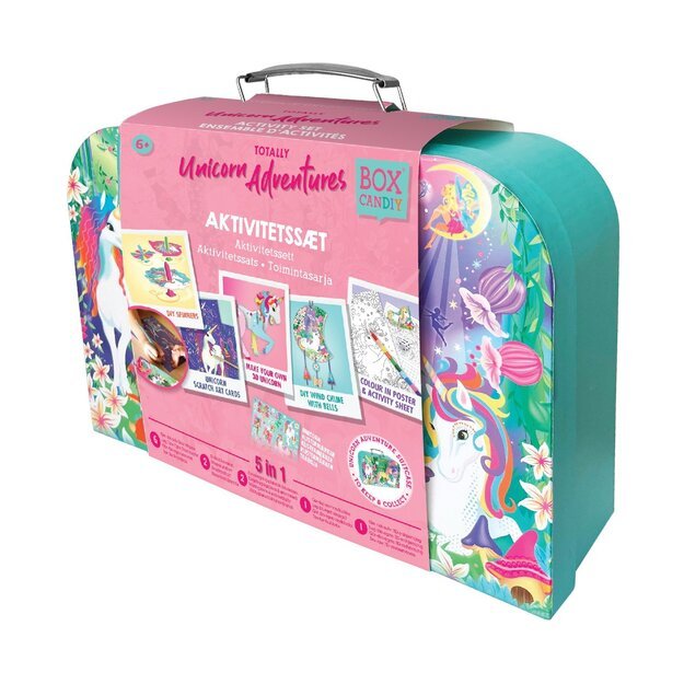 BOX CANDIY - Multi Craft & Activity Set - Totally Unicorn Adventure - (BC-S2107)