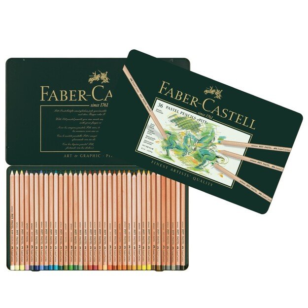 Faber-Castell - Pitt Pastel Colour pencil, 36 pc (112136)