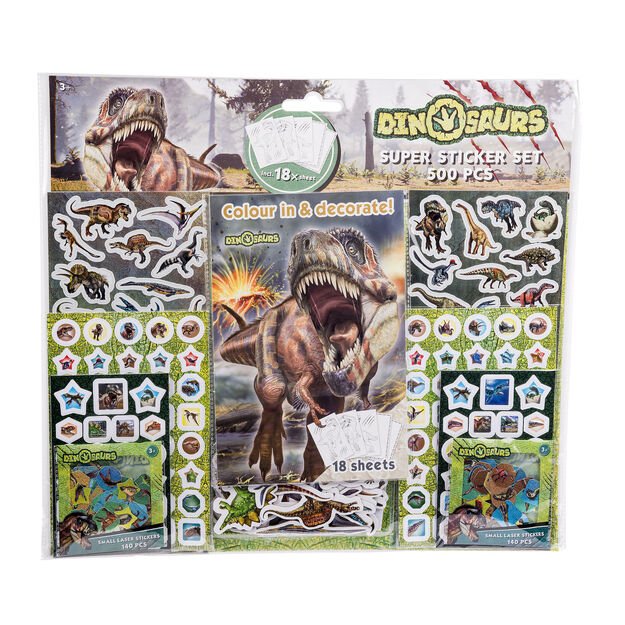 Art Kids - Dino Mega Sticker Sæt (500 Stickers) (32298)