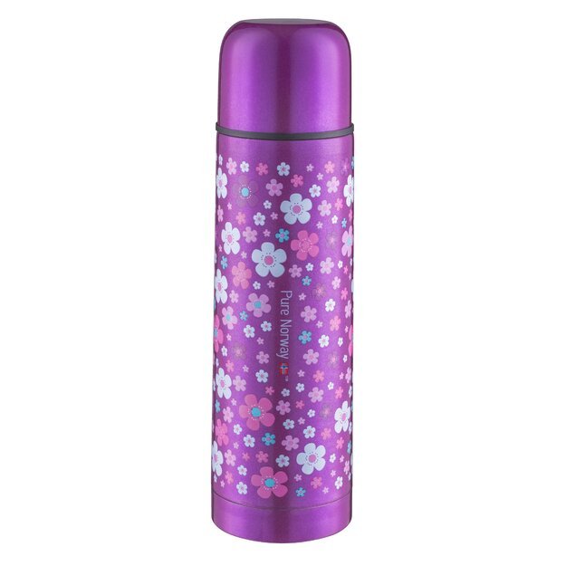 GO PURENorway - Water Bottle Metalic 500 ml - Flower (8013915)