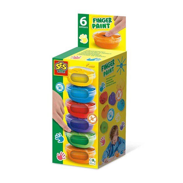 SES Creative - Fingerpaint 6x45ml - (S00398)