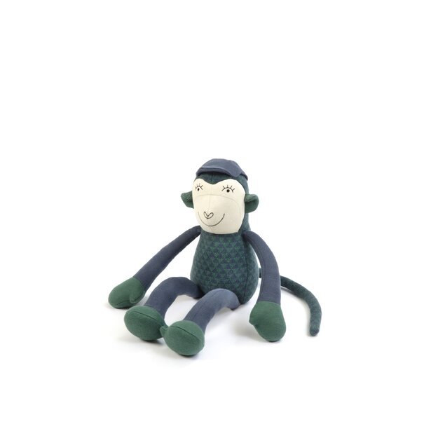 Smallstuff -  Monkey Simon - Blue/ Green