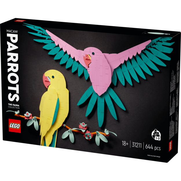 LEGO ART - The Fauna Collection – Macaw Parrots (31211)