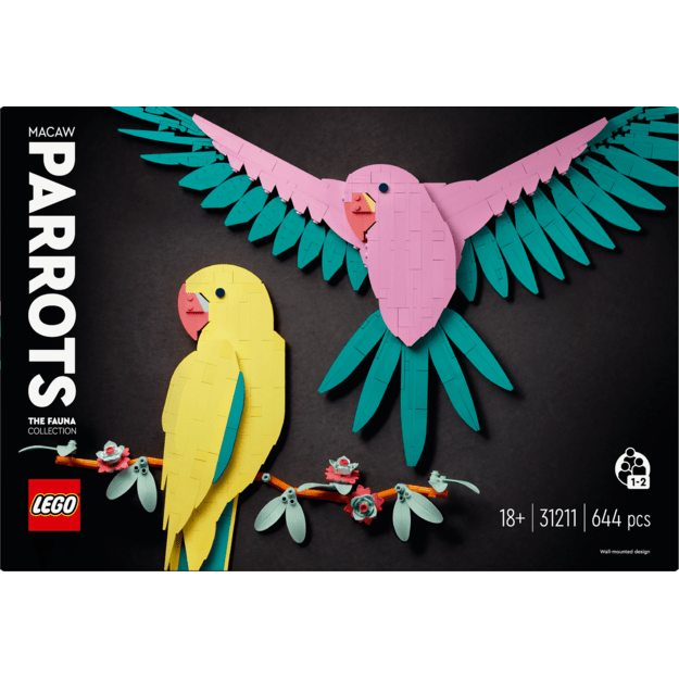 LEGO ART - The Fauna Collection – Macaw Parrots (31211)