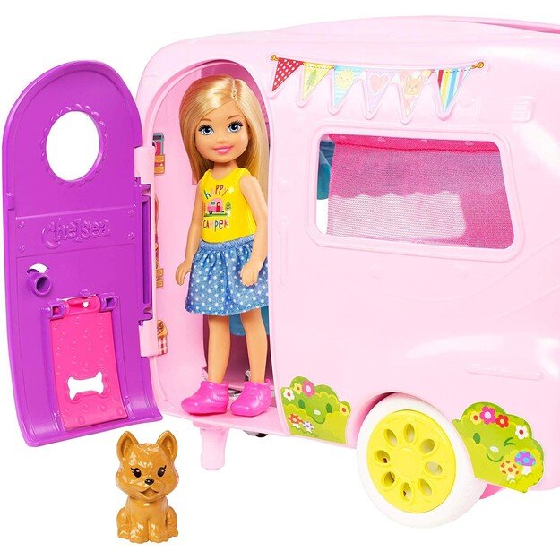 Barbie - Chelsea Transforming Camper (FXG90)