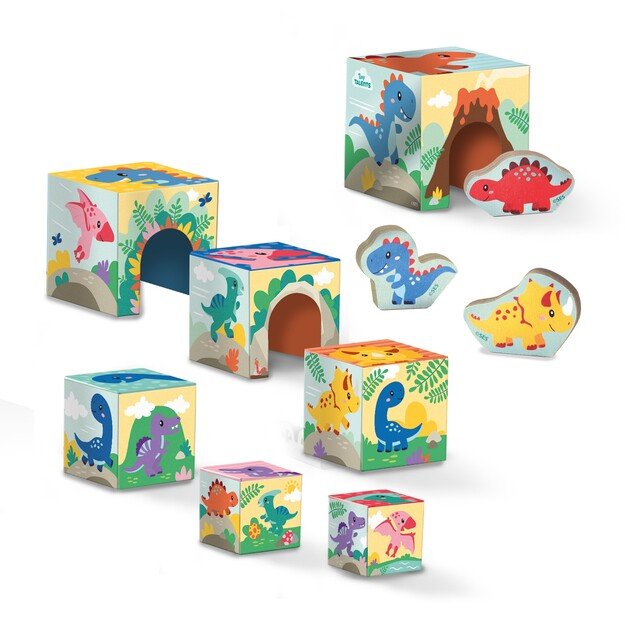 SES Creative - Stacking Blocks - Dinosaurs - (S13202)