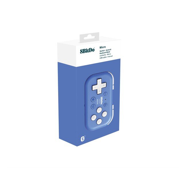 8BitDo Micro Bluetooth Gamepad Blue