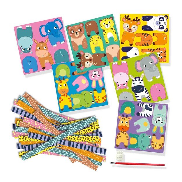 SES Creative - Paper Strip Animals - (S14041)