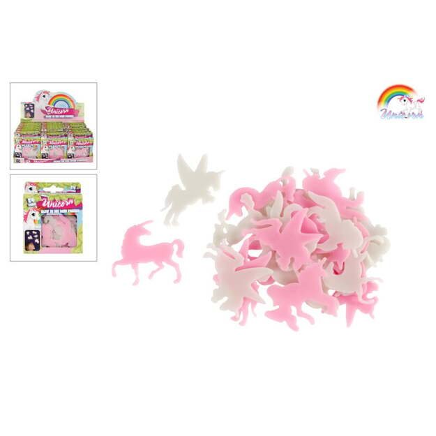 Pocket Money - Glow In The Dark Unicorn's (24 pcs) (621247)