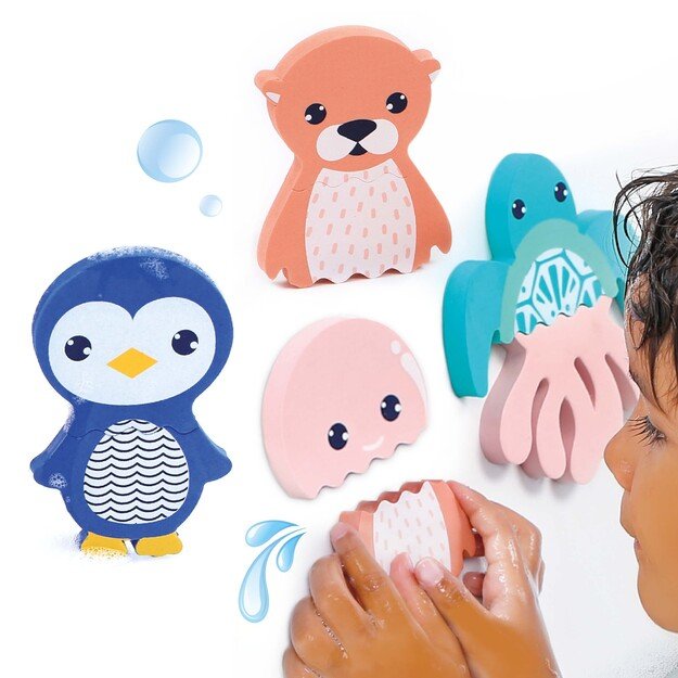 Ludi - Mix & Match - Foam animals for the bath - (LU40078)