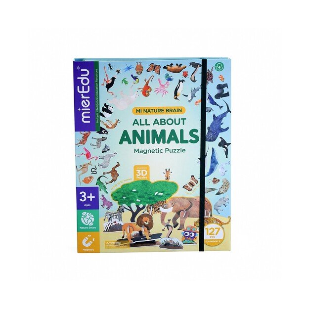 mierEdu - Magnetic Learning Box - All About Animals - (ME093)