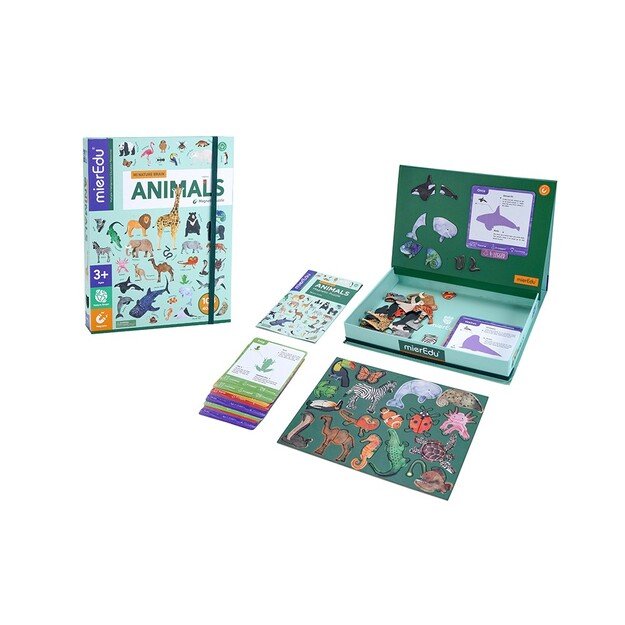 mierEdu - Magnetic Learning Box - All About Animals - (ME093)