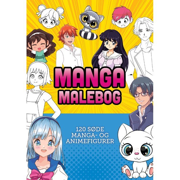 Legind - Manga Colouring Book