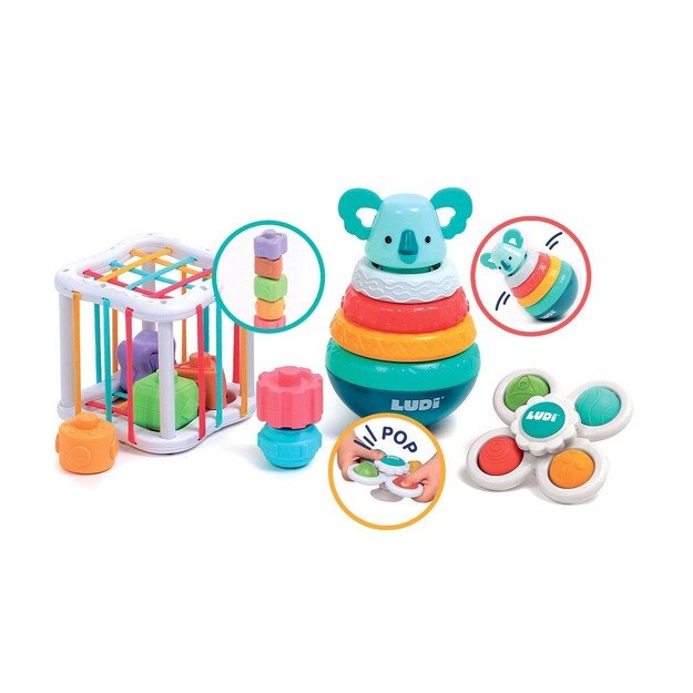 Ludi - Manipulation box with accessories - LU30125