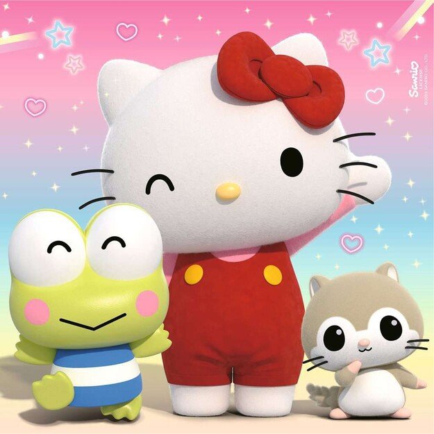 Ravensburger - Puzzle Hello Kitty Super Style 3x49p