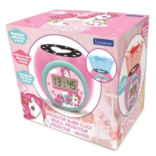 Lexibook - Unicorn - Projector Alarm Clock  (RL977UNI)