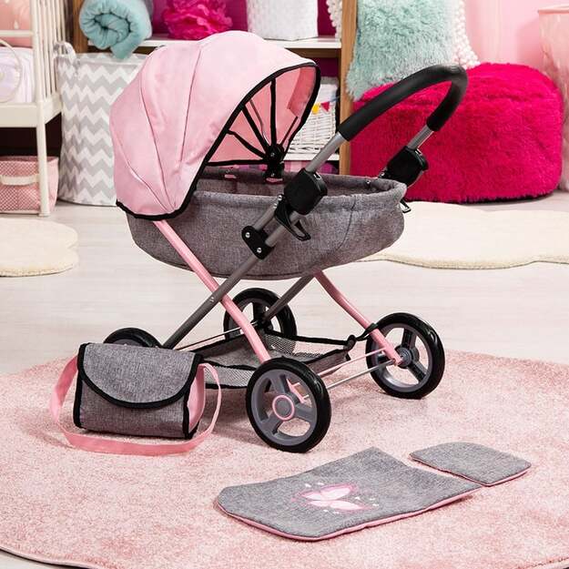 Bayer - Cosy - Doll Pram with Butterflies (12733AA)