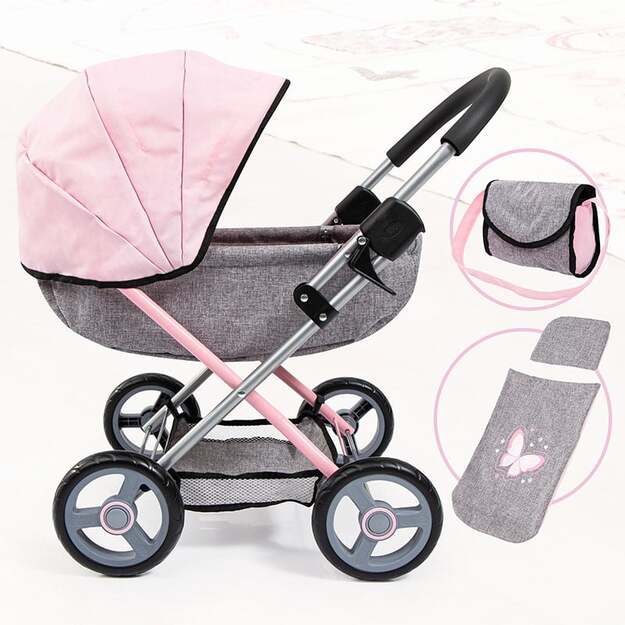 Bayer - Cosy - Doll Pram with Butterflies (12733AA)