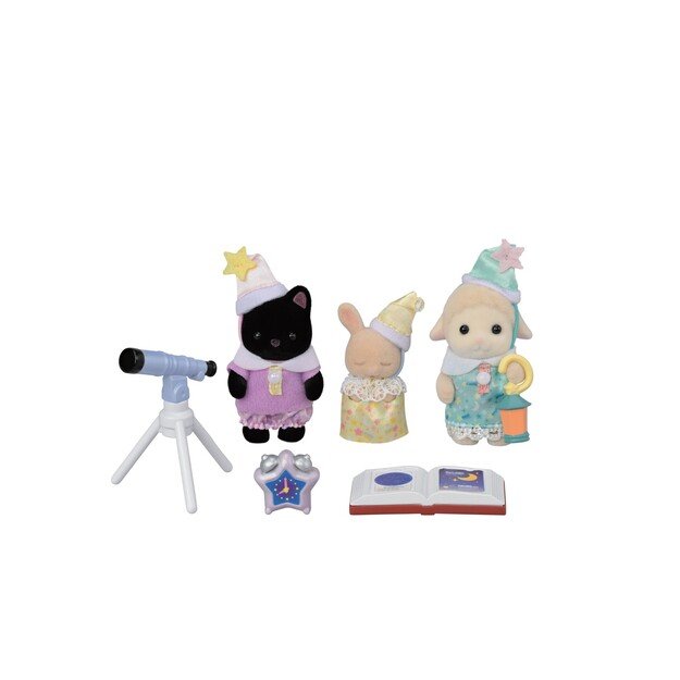 Sylvanian Families - Kindergarten Friends - Sleepover Party Trio (5750)