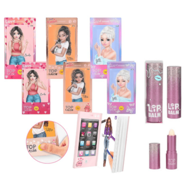 TOPModel Mini Colouring Book With Sound ( 0412903 ) and Lipbalm BEAUTY and ME ( 0412349 )