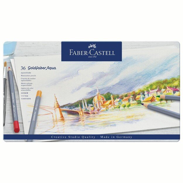 Faber-Castell - Goldfaber akvarel tin, 36 pc (114636)