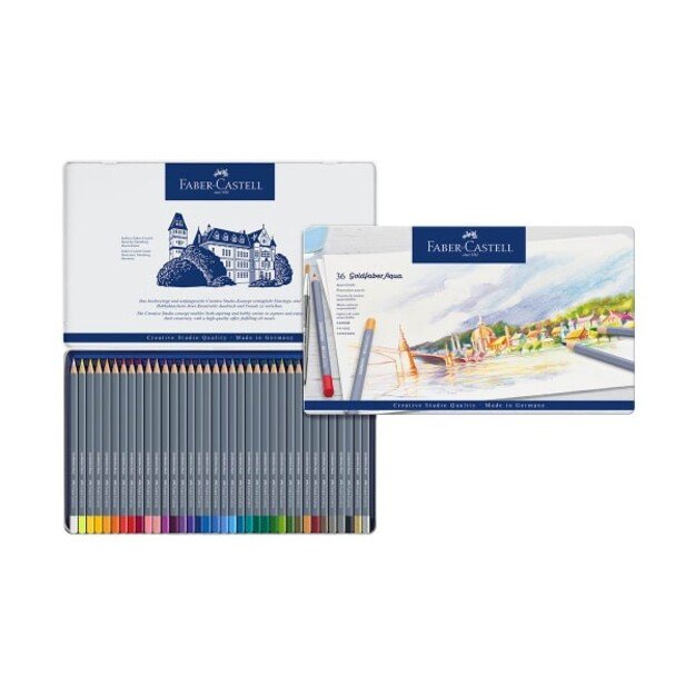 Faber-Castell - Goldfaber akvarel tin, 36 pc (114636)