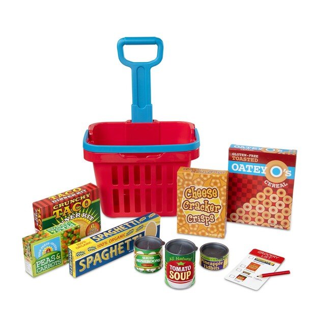 Melissa & Doug - Grocery Basket Play Set (14073)