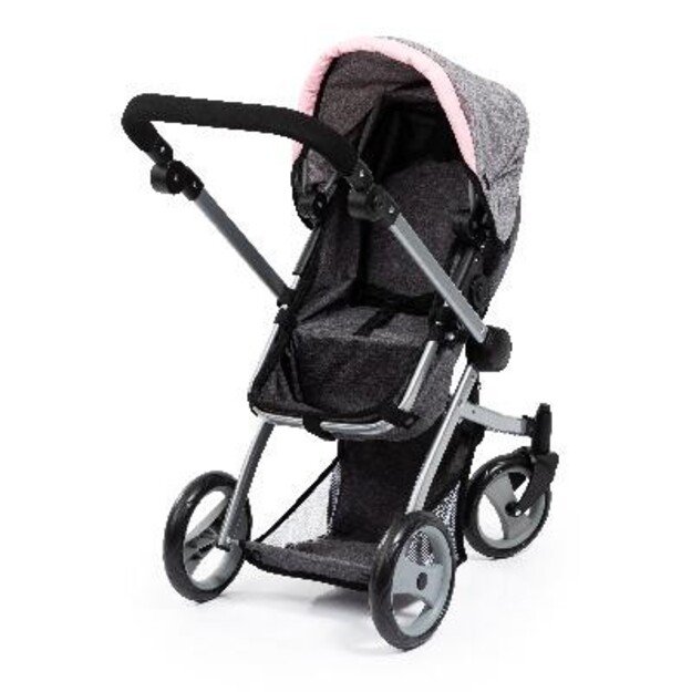 Bayer - Dolls Pram Playset - Rosa / Grey (18333AC)