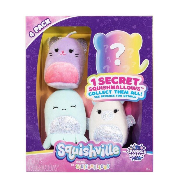 Squishville 4 pack S1 - Sparkle Squad