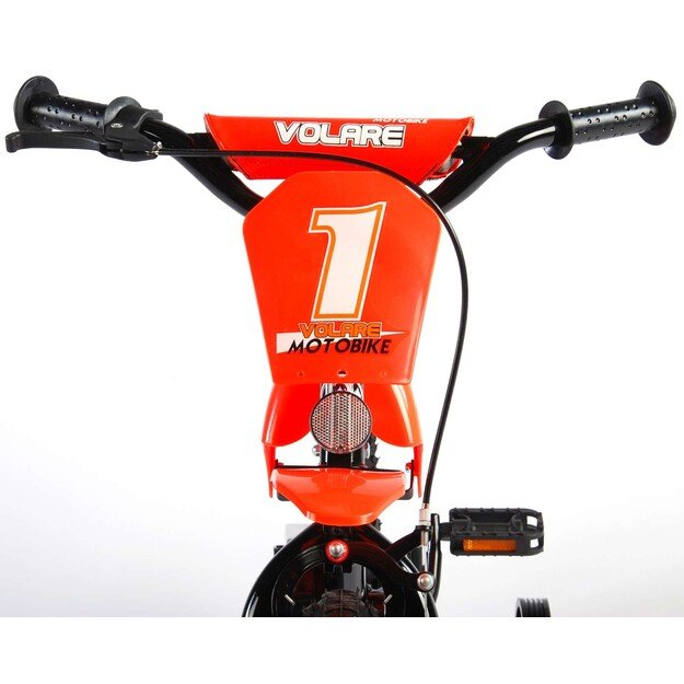 Volare - Bicycle 12” Motorbike - Orange (91214)