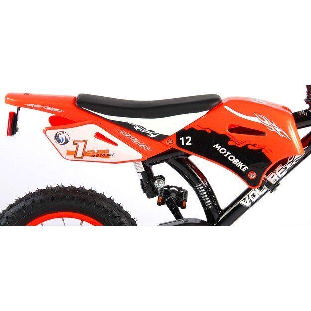 Volare - Bicycle 12” Motorbike - Orange (91214)