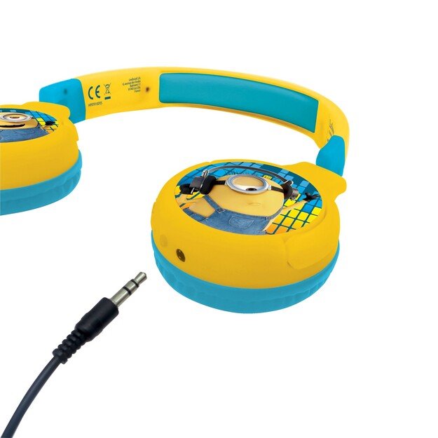 Lexibook - Minions 2 in 1 Bluetooth® Headphones (HPBT010DES)