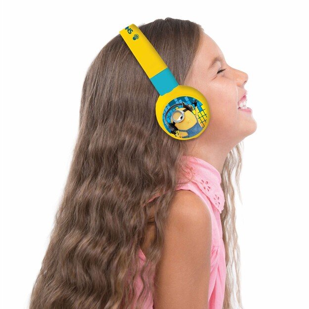 Lexibook - Minions 2 in 1 Bluetooth® Headphones (HPBT010DES)