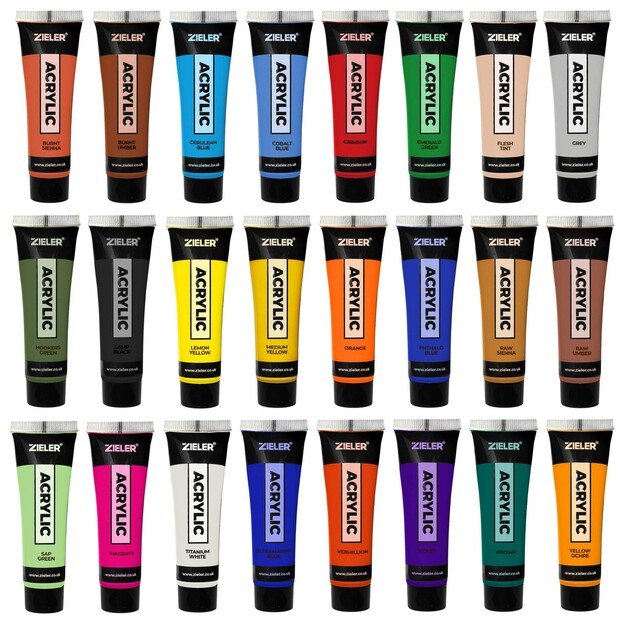 Zieler - Premium Acrylic Paint 24 pcs. (607290014)