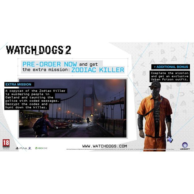 Watch Dogs 2 (Nordic)
      
        - Xbox One