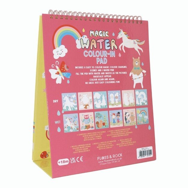 FLOSS & ROCK - Rainbow Fairy Easel Watercard and Pen - (43P6391)