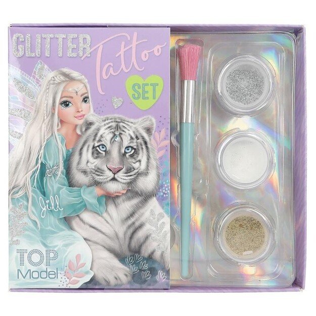 TOPModel - Glitter Tattoo Set - FANTASY TIGER - ( 0412518 )