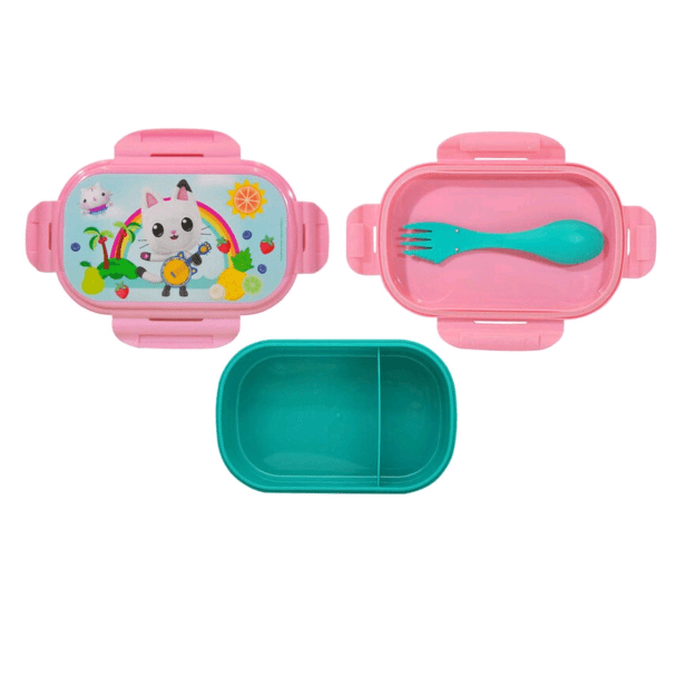 Stor - Lunchbox with cutlery - Gabby's Dollhouse  (033708705)