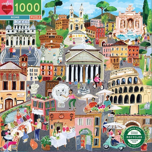 eeBoo - Puzzle 1000 pcs - Rome - (EPZTROM)