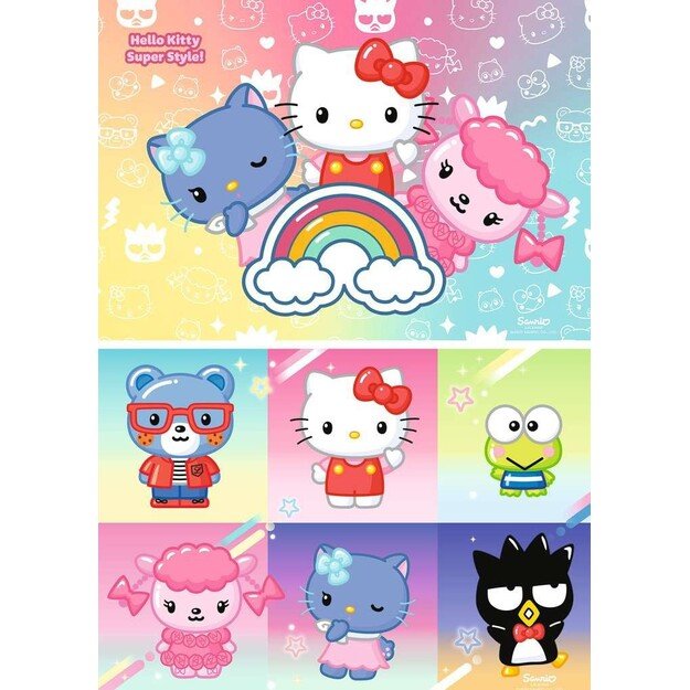 Ravensburger - Puzzle Hello Kitty Super Style 2x24p