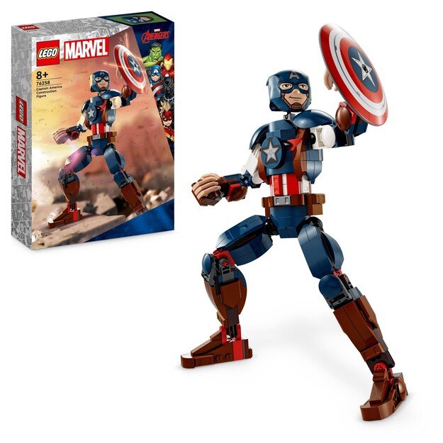 LEGO Super Heroes - Captain America Construction Figure (76258)