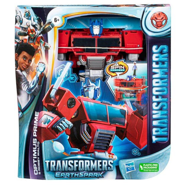 Transformers - Earthspark Spinchanger Optimus (F7663)