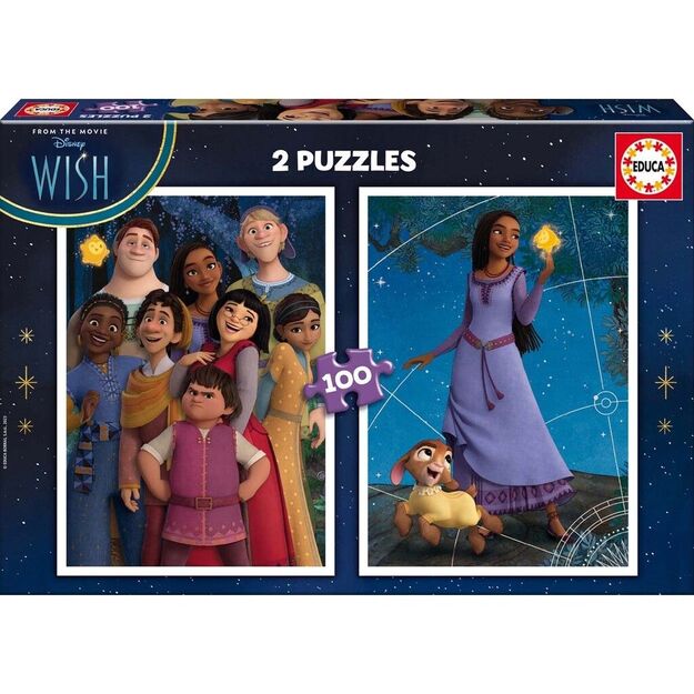 Educa - 2 x 100 psc. Puzzle - Disney Wish (80-19742)