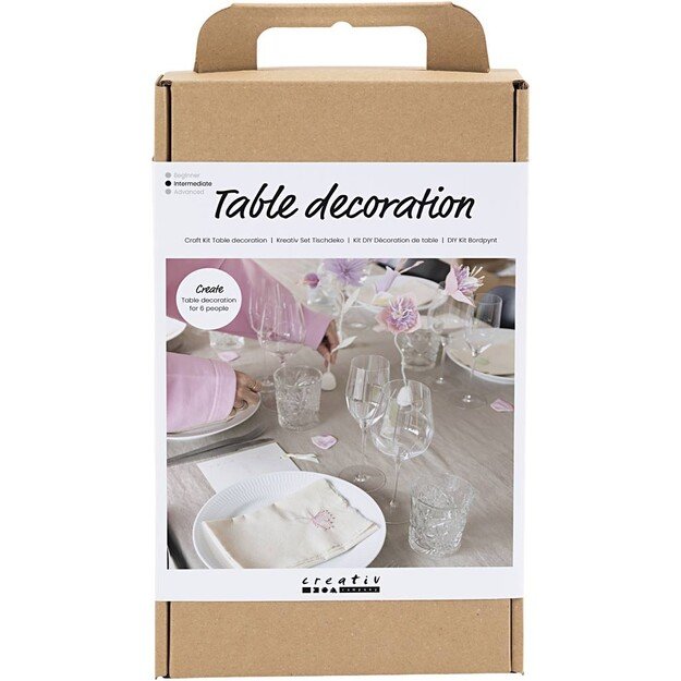 Craft Kit - Table Decoration - Pastel colours (977696)