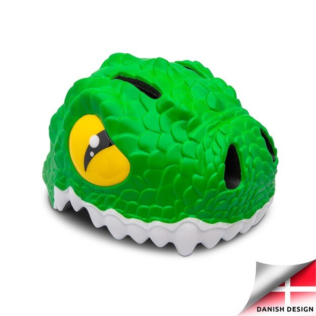 Crazy Safety - Crocodile Bicycle Helmet - Green (100201-04-01)