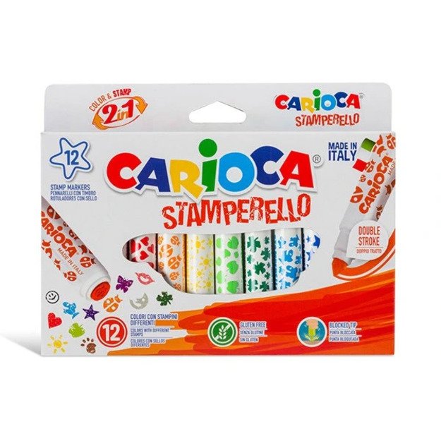 Carioca - Stamp marker, 12 pcs (809423)