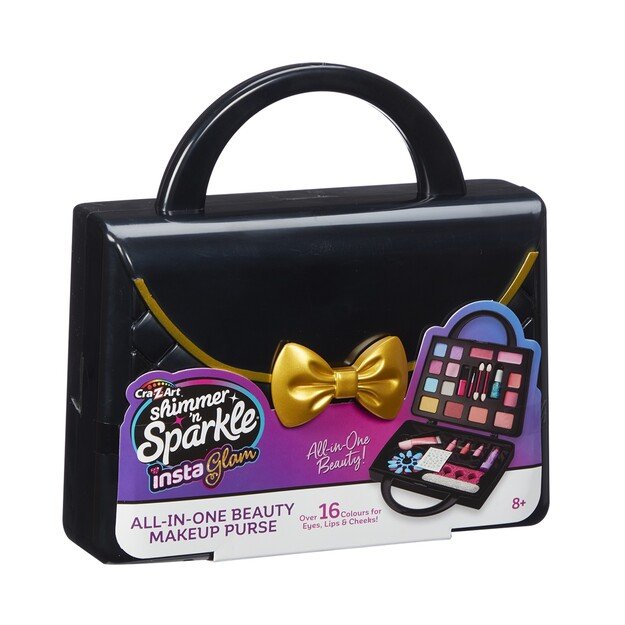 SHIMMER N SPARKLE - InstaGlam - Cosmetic Purse - Black (40-00623)